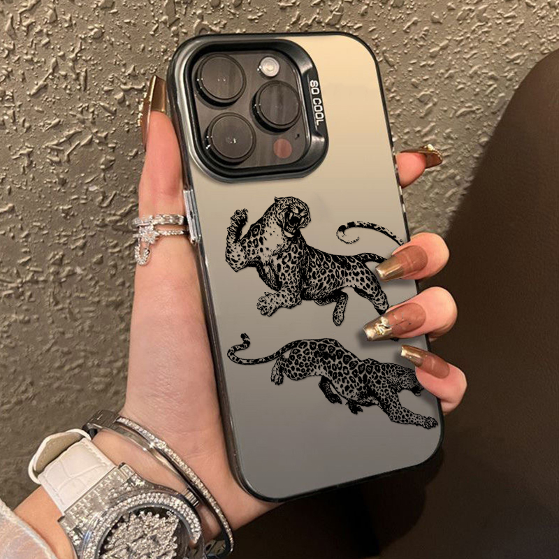 Phone Cases Vintage - Vintage Leopard Line Art Phone Case