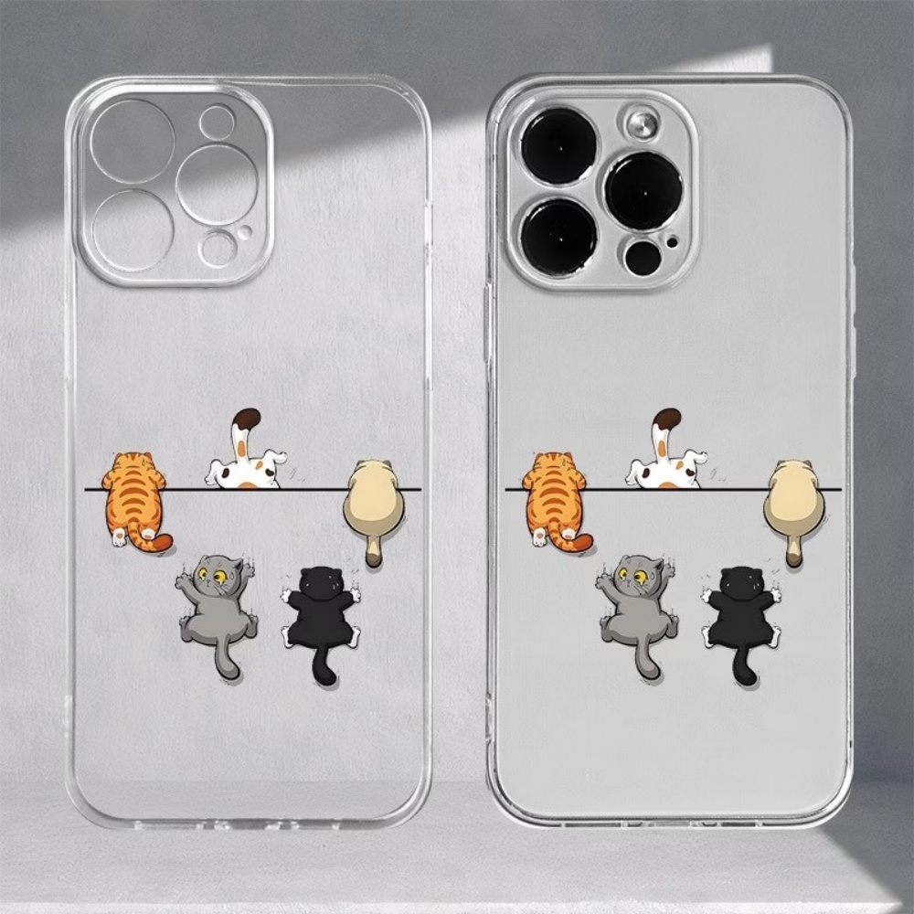 Phone Cases Cute Iphone 13 - Five Cute Cat Pattern Phone Case