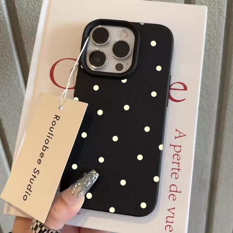 Phone Cases Cute Iphone 13 - Personality ins Simple Cute Polka Dots