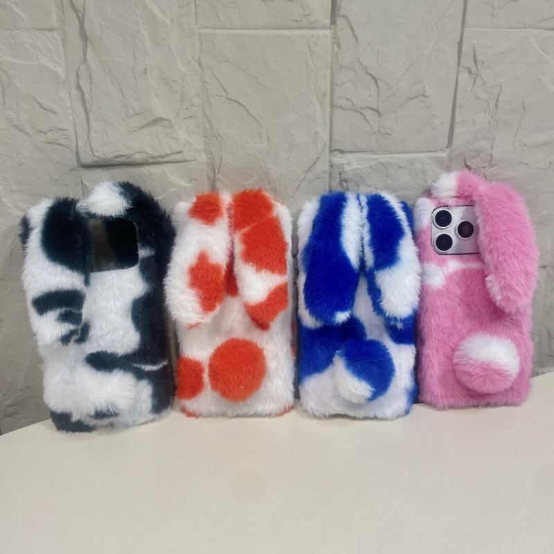 Phone Cases Cute Iphone 13 - Cute Rabbit Design Fluffy Phone Cases