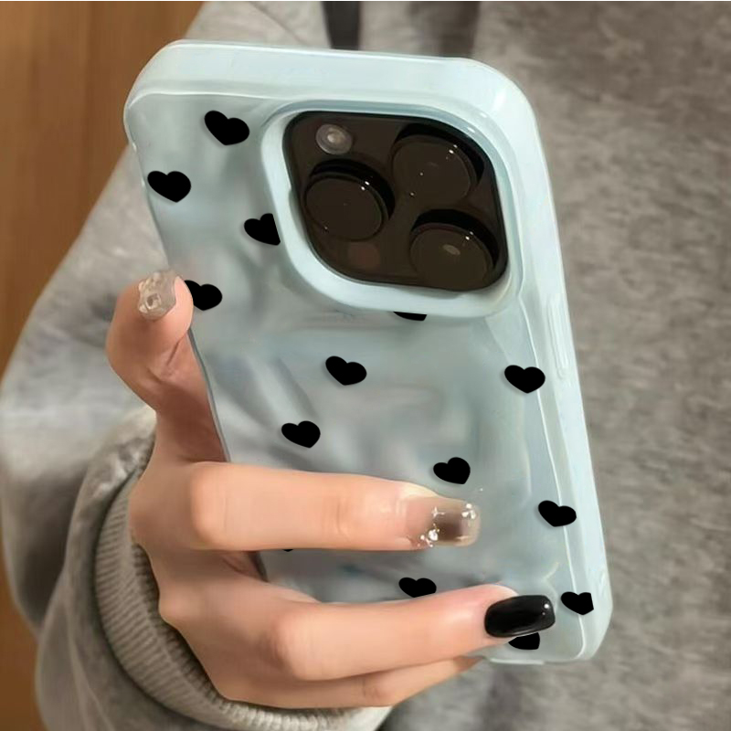 Aesthetic Cute Black Heart Sho - Phone Cases Cute Iphone 13 recension och pris