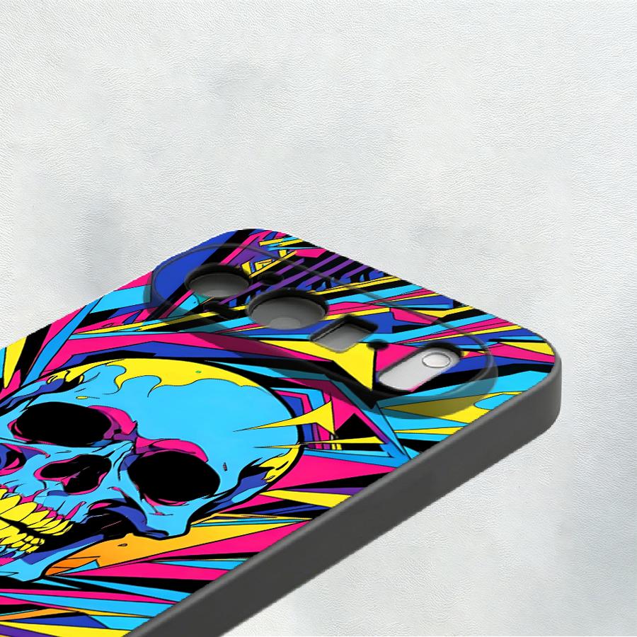 Neon Pop Art Skull Case for Go - Phone Cases Google Pixel 9A recension och pris