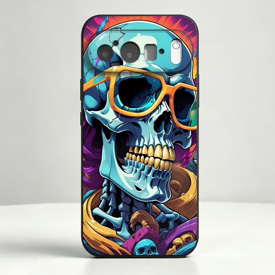 Neon Pop Art Skull Case for Go - Phone Cases Google Pixel 9A recension och pris