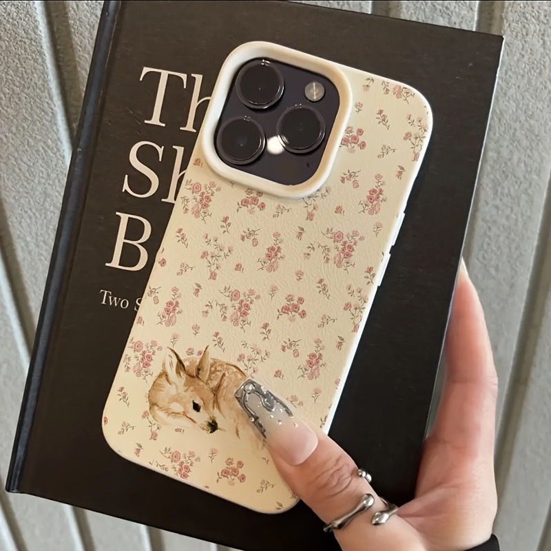 Cute Deer Full Floral Pattern  - Phone Cases Cute Iphone 13 recension och pris