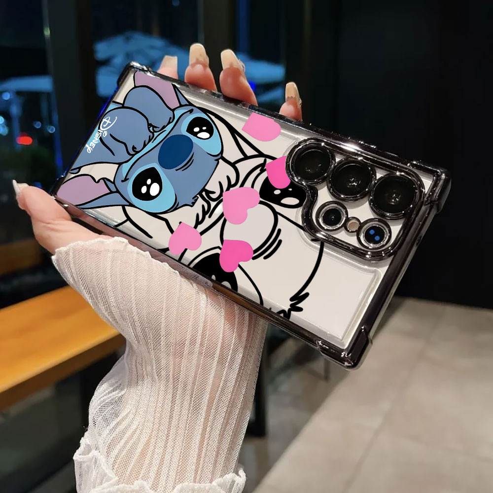 Stitch Line Background Silicon - Phone Cases Samsung S24 recension och pris