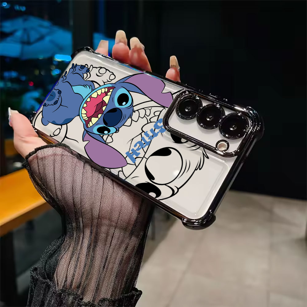 Stitch Line Background Silicon - Phone Cases Samsung S24 recension och pris