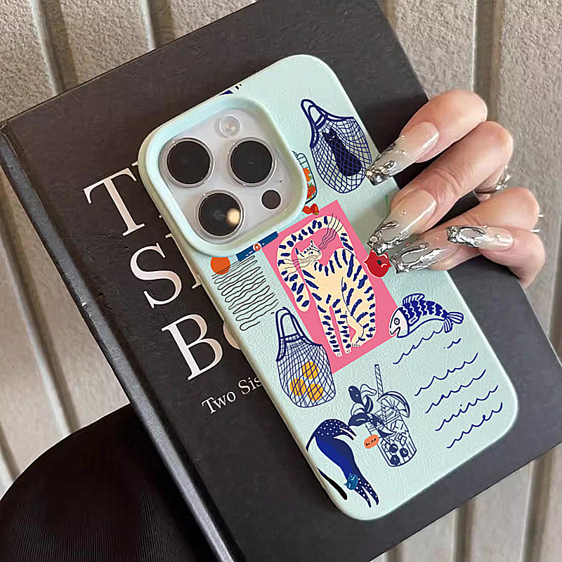 Cute Cherry Cat Print Phone Ca - Phone Cases Cute Iphone 13 recension och pris