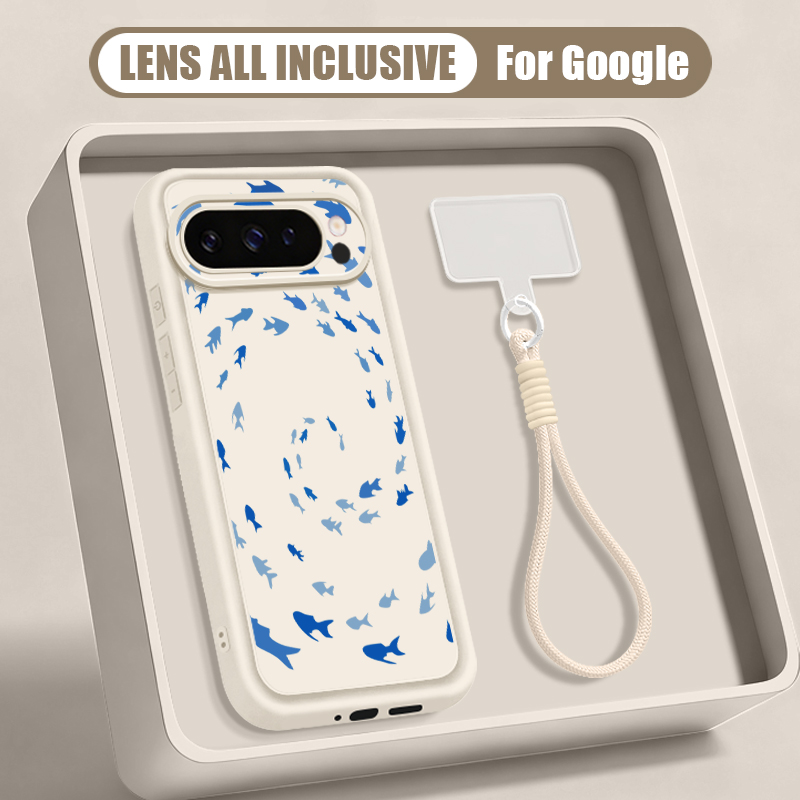 Humpback Whale Print Wrist Str - Phone Cases Google Pixel 9A recension och pris