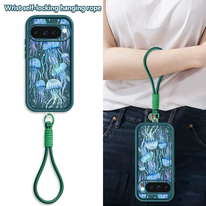 Humpback Whale Print Wrist Str - Phone Cases Google Pixel 9A recension och pris