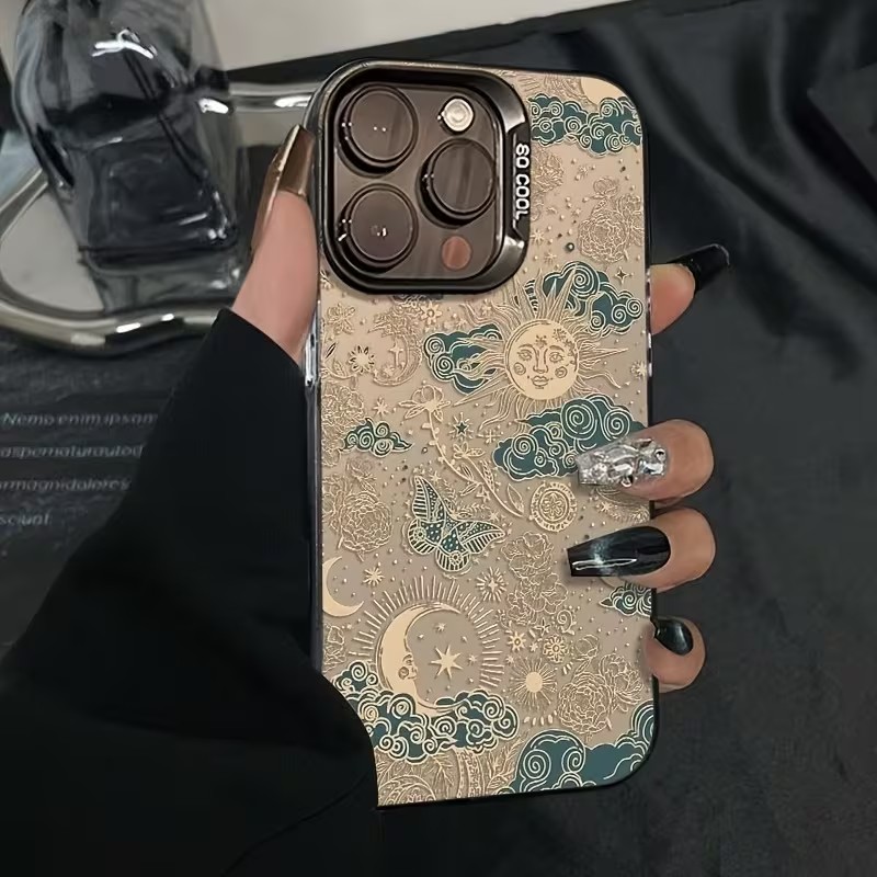 Vintage Tarot Sun Moon Butterf - Phone Cases Vintage recension och pris