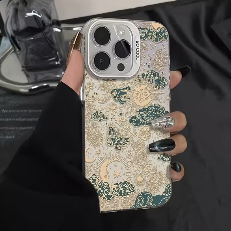 Vintage Tarot Sun Moon Butterf - Phone Cases Vintage recension och pris