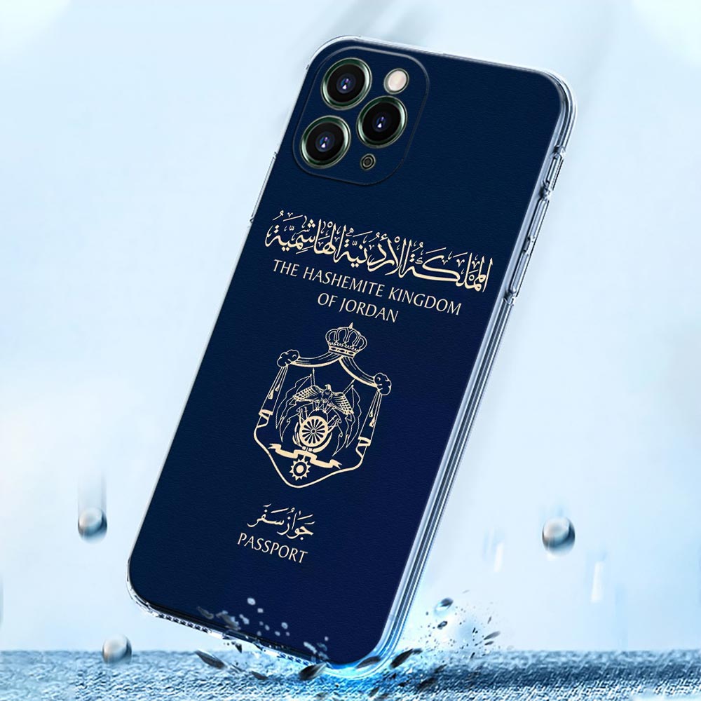 Jordan Passport Flag Map Clear - Phone Cases Jordan recension och pris