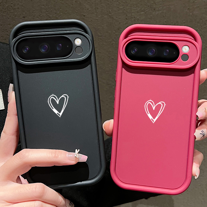 Simple Love Pattern Soft Case  - Phone Cases Google Pixel 9A recension och pris
