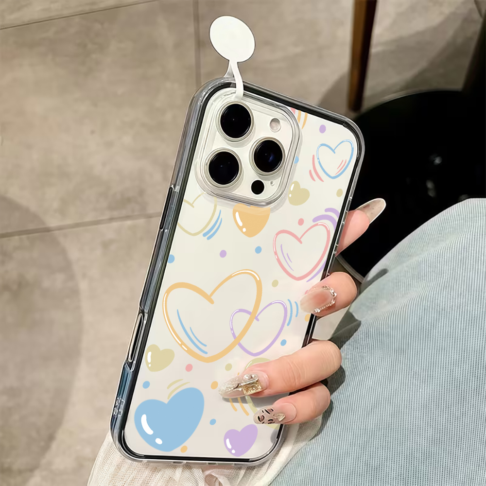 Cute Colorful Heart Phone Case - Phone Cases Cute Iphone 13 recension och pris
