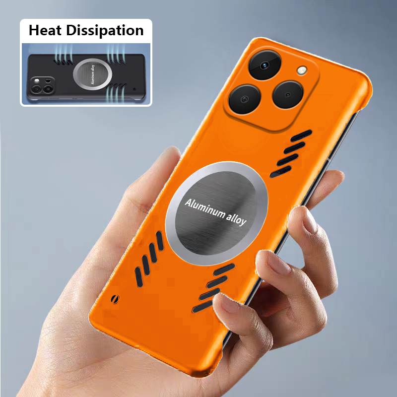 Biruiqu For Realme 15T Bezel-l - Heat Dissipation Case recension och pris