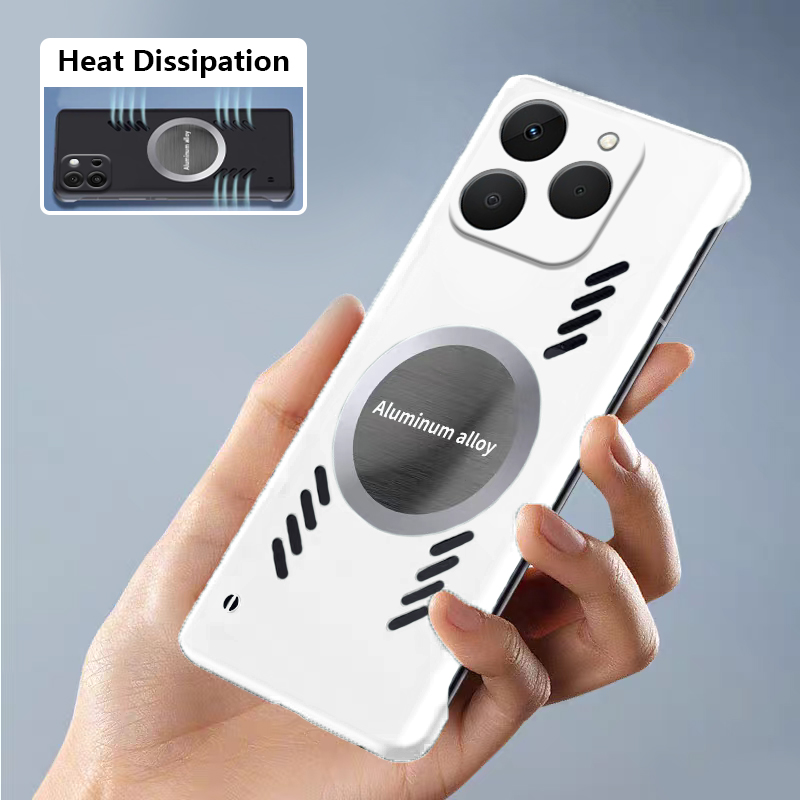 Biruiqu For Realme 15T Bezel-l - Heat Dissipation Case recension och pris