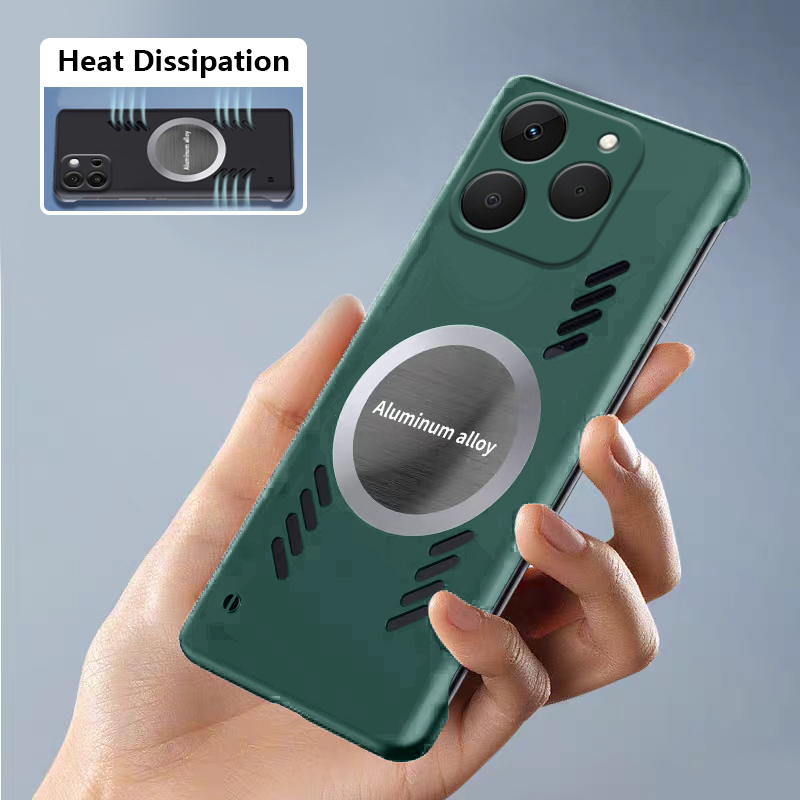Biruiqu For Realme 15T Bezel-l - Heat Dissipation Case recension och pris