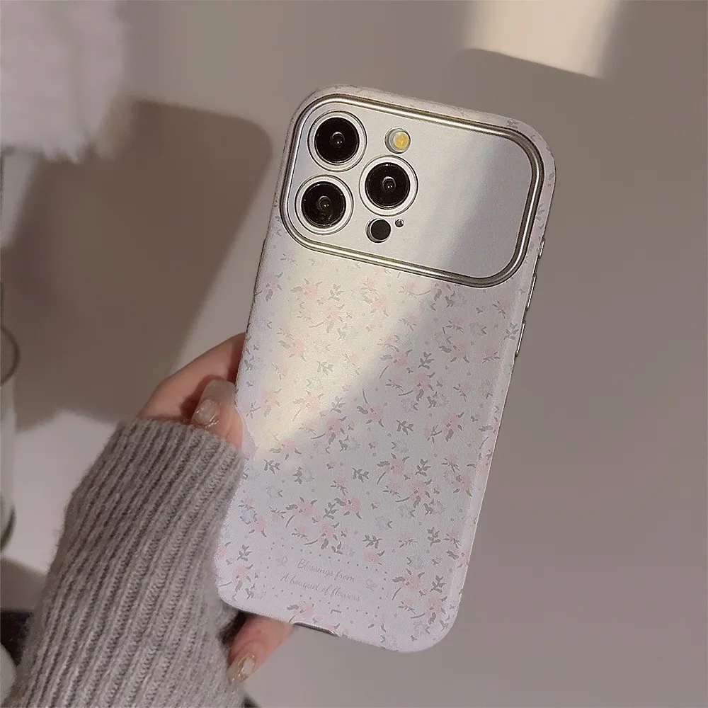 Korean Vintage Flowers Leather - Phone Cases Vintage recension och pris