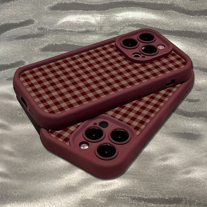 Wine Red Vintage Red-Brown Pla - Phone Cases Vintage recension och pris