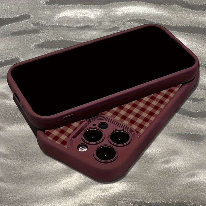 Wine Red Vintage Red-Brown Pla - Phone Cases Vintage recension och pris