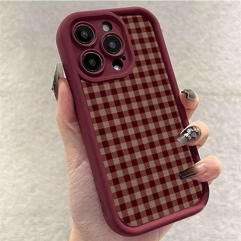 Wine Red Vintage Red-Brown Pla - Phone Cases Vintage recension och pris