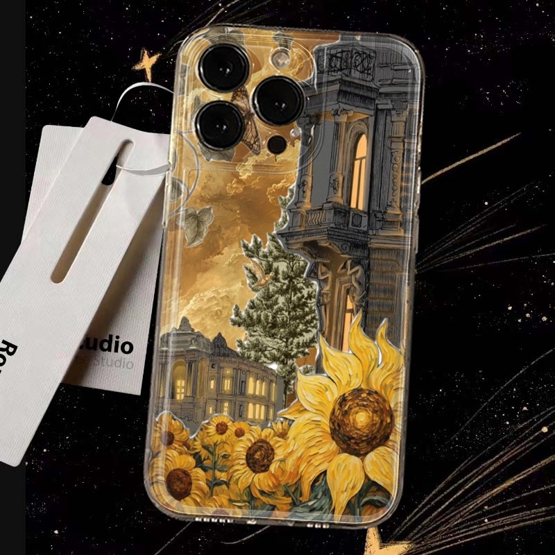 Vintage Sunflower Phone Case F - Phone Cases Vintage recension och pris