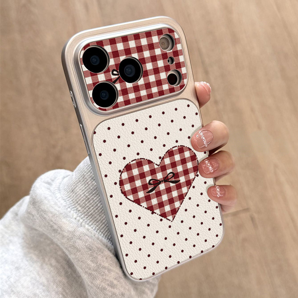 Sweet Cherry Bow Leather Phone - Phone Cases Cute Iphone 13 recension och pris