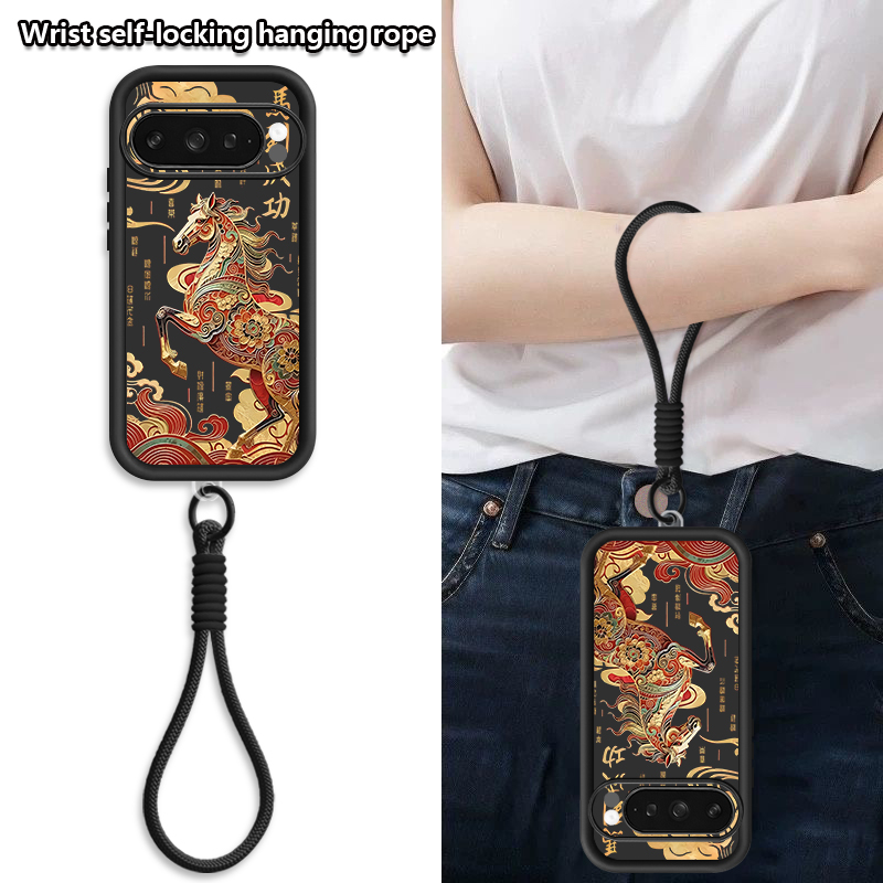 Cute Foal Print Wrist Strap La - Phone Cases Google Pixel 9A recension och pris