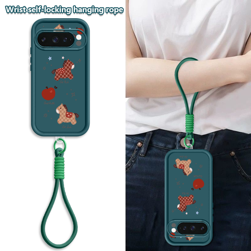 Cute Foal Print Wrist Strap La - Phone Cases Google Pixel 9A recension och pris