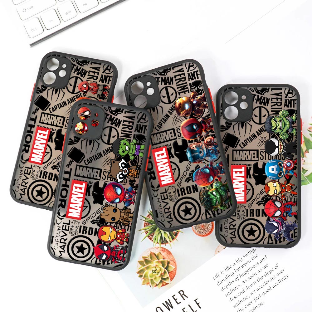 Cute Marvel Heroes Matte Trans - Phone Cases Cute Iphone 13 recension och pris