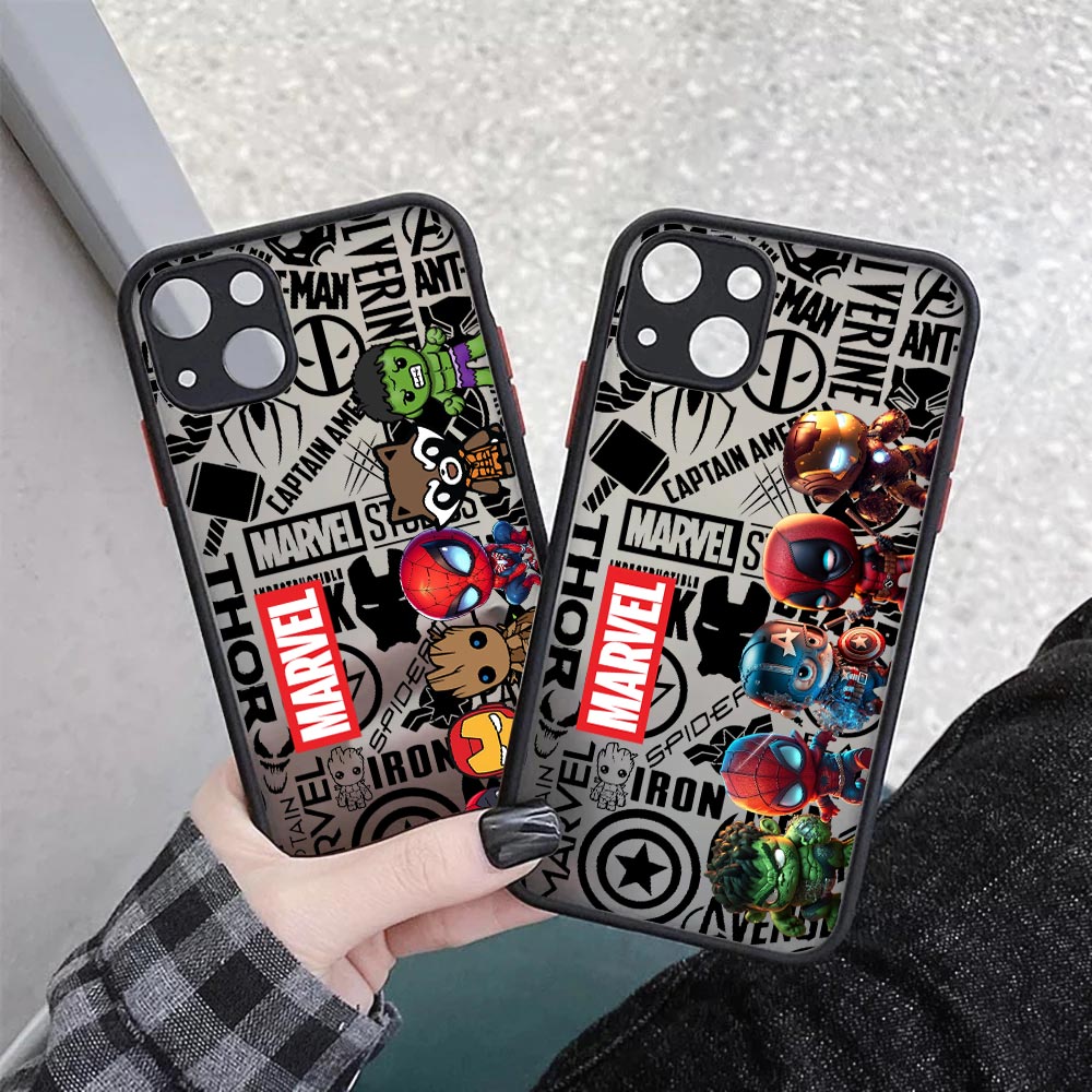 Cute Marvel Heroes Matte Trans - Phone Cases Cute Iphone 13 recension och pris