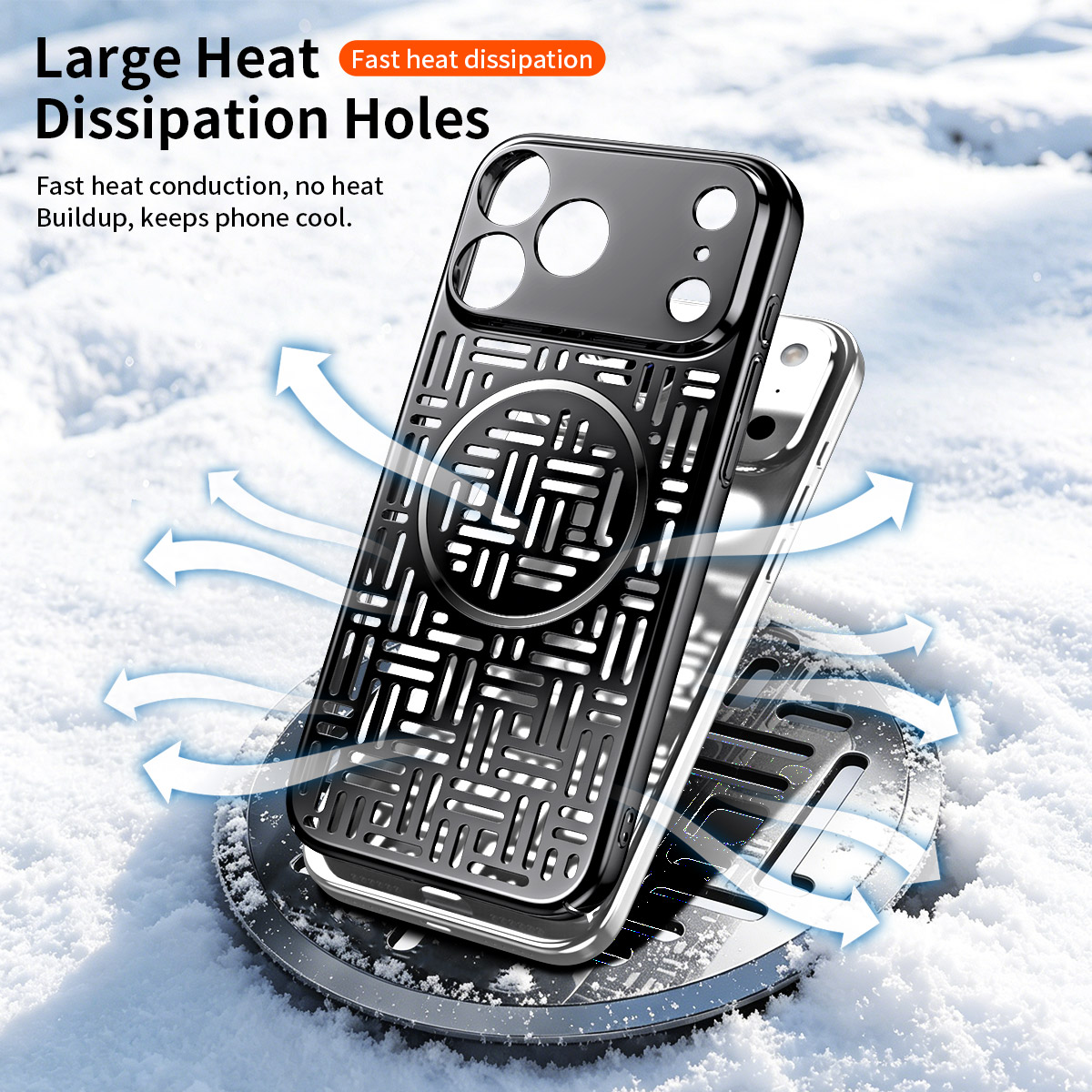 For IPhone 17 Pro Max phone ca - Heat Dissipation Case recension och pris