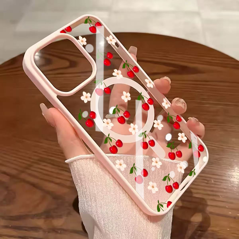 Cute Cherry Fruit Clear Case F - Phone Cases Cute Iphone 13 recension och pris