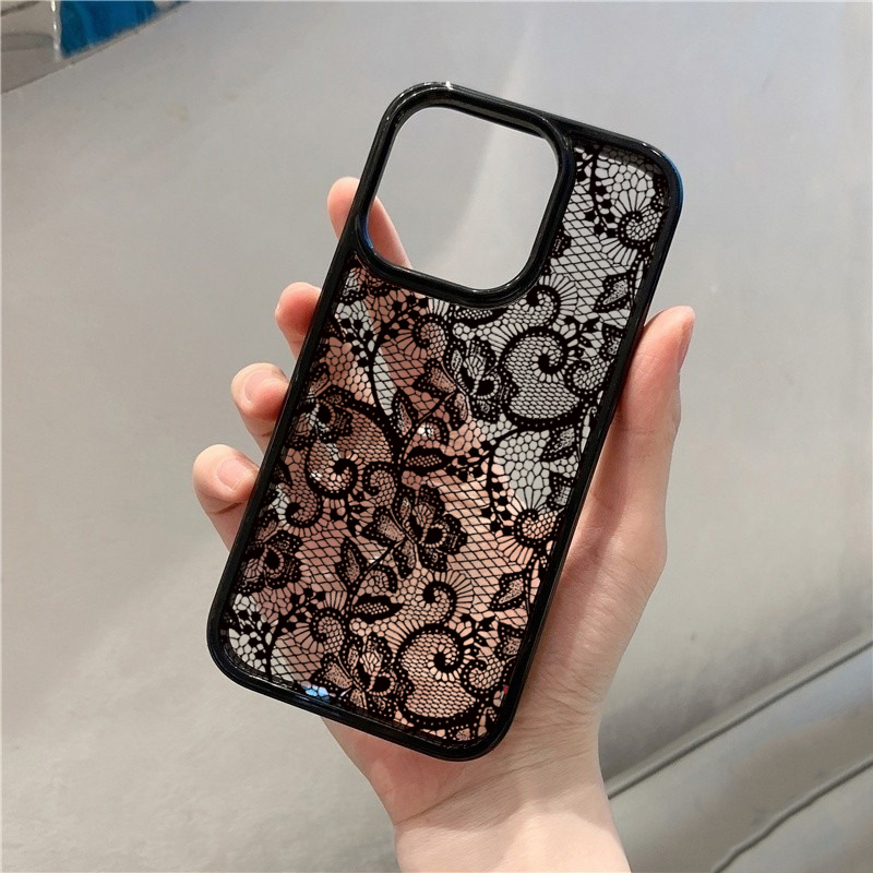 Vintage Floral Lace Pattern Ph - Phone Cases Vintage recension och pris