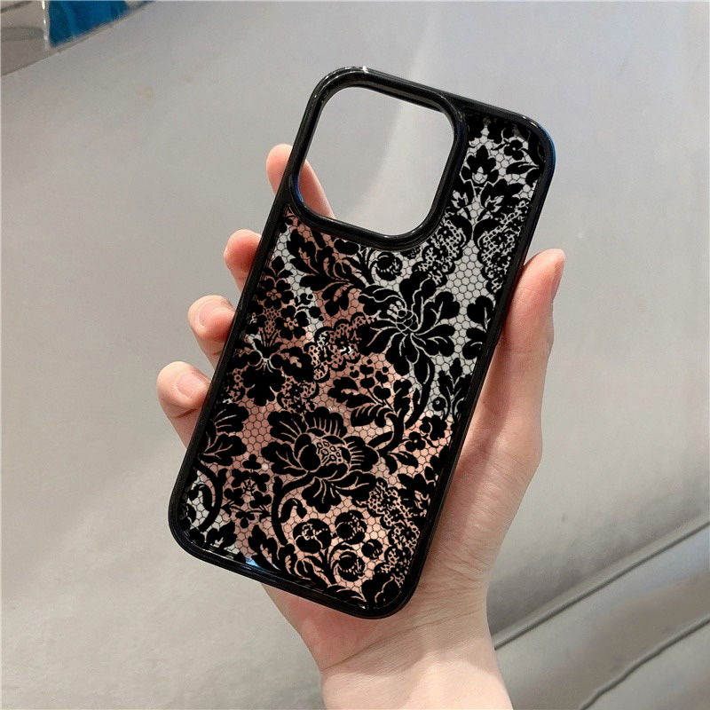 Vintage Floral Lace Pattern Ph - Phone Cases Vintage recension och pris