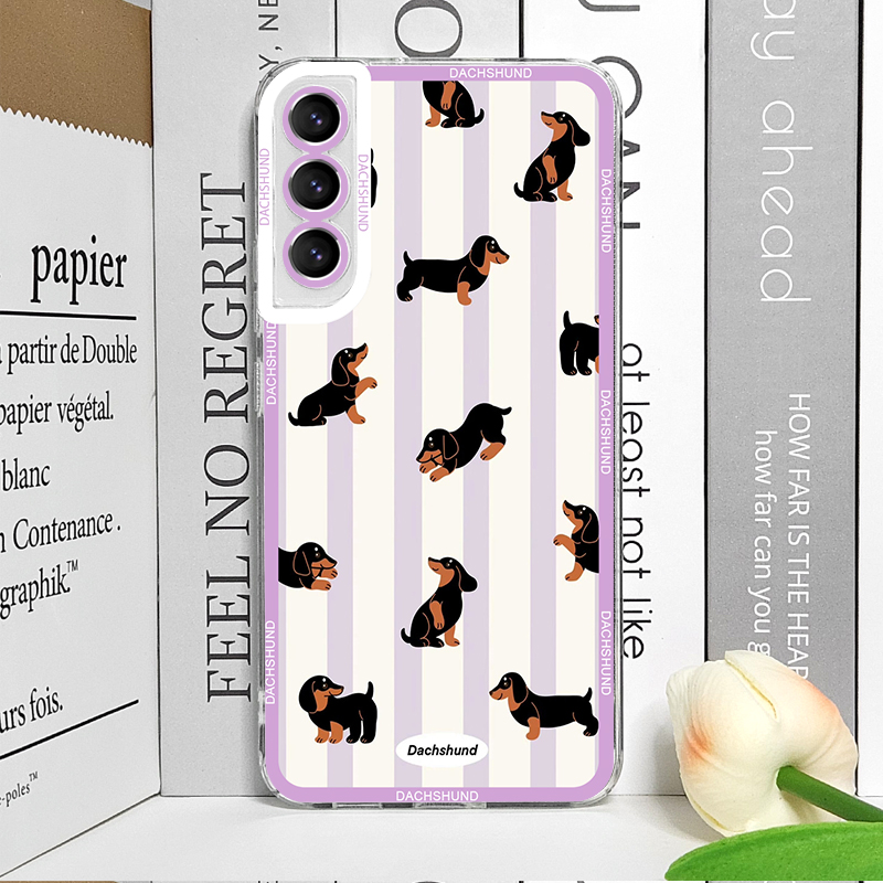 Cute Sausage Dog Phone Case fo - Phone Cases Samsung S24 recension och pris