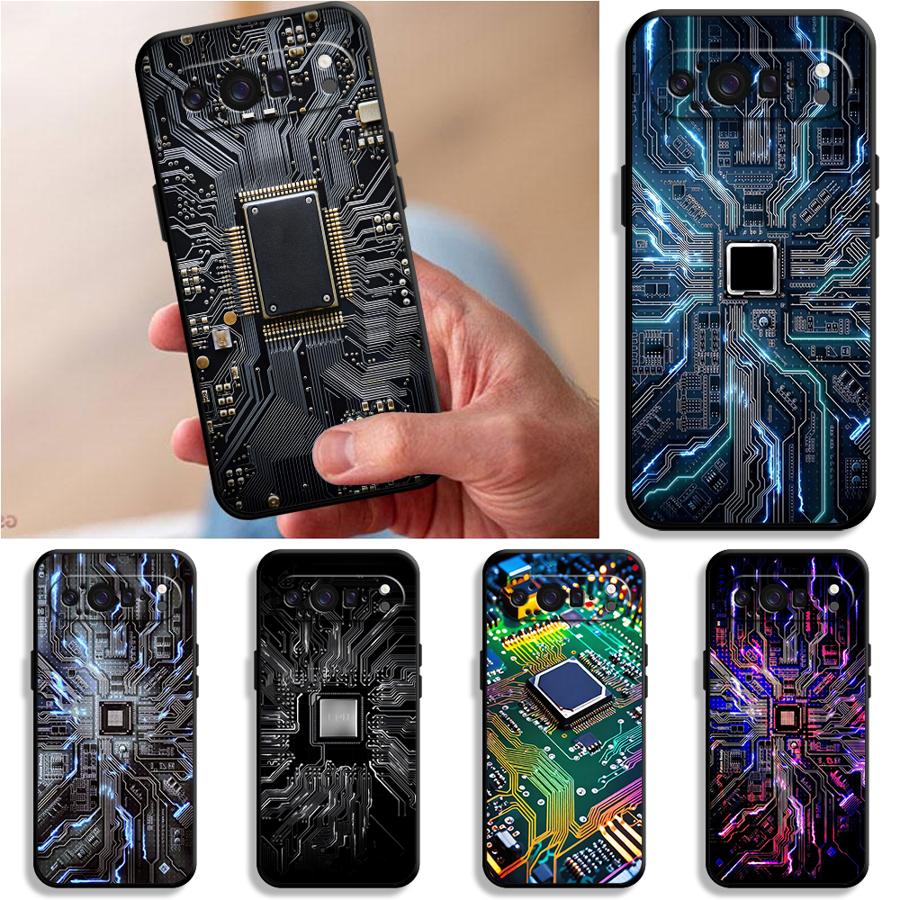 Retro Circuit Board Funda Phon - Phone Cases Google Pixel 9A recension och pris
