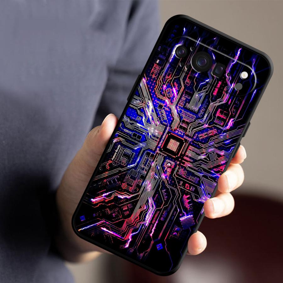 Retro Circuit Board Funda Phon - Phone Cases Google Pixel 9A recension och pris