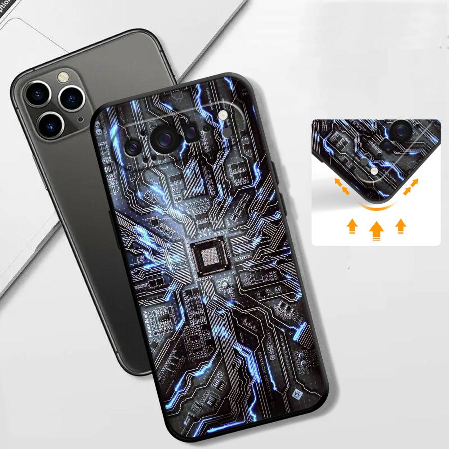 Retro Circuit Board Funda Phon - Phone Cases Google Pixel 9A recension och pris
