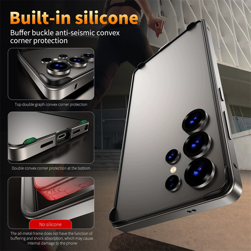 Luxury Aluminium Alloy Frame S - Heat Dissipation Case recension och pris