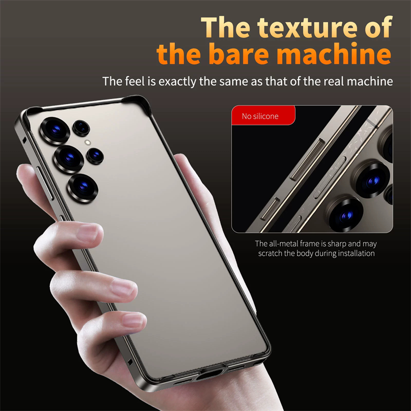 Luxury Aluminium Alloy Frame S - Heat Dissipation Case recension och pris