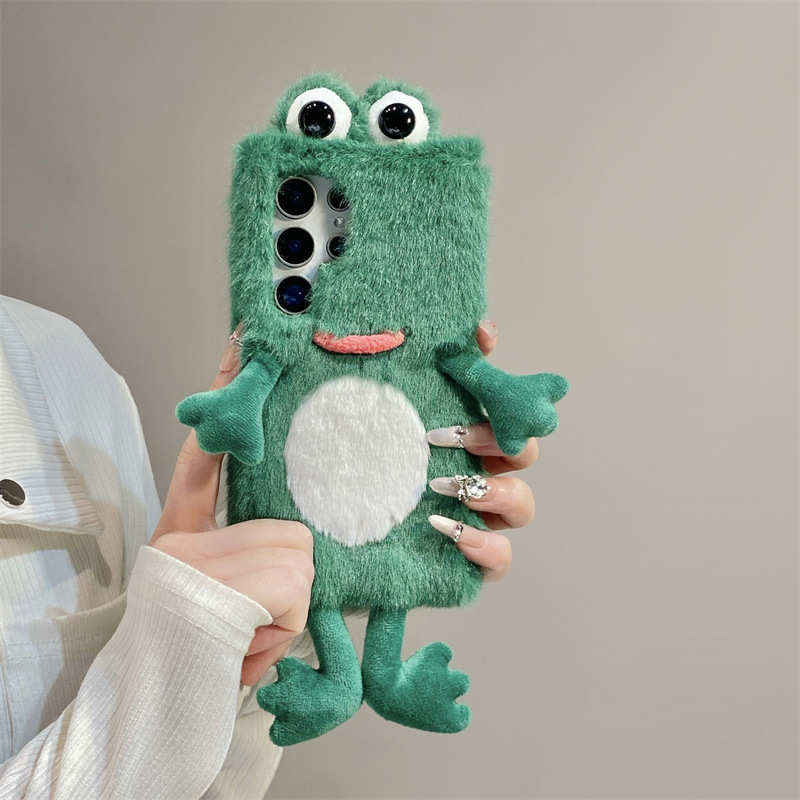 Plush Frog Phone Case, Cute Gr - Phone Cases Samsung S24 recension och pris